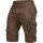 Leibwächter Shorts Flex-Line haselnuss-schwarz