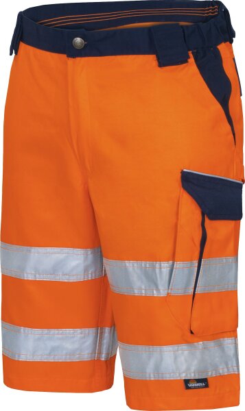 Vizwell Warnschutz Kontrast-Shorts - Warnschutzhose Men