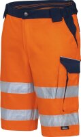 Vizwell Warnschutz Kontrast-Shorts - Warnschutzhose Men