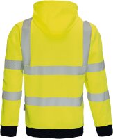 Vizwell Warnschutz-Sweatjacke leuchtgelb