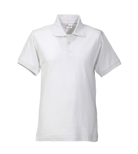 FaPak Collection Polo-Pique-Shirt weiß