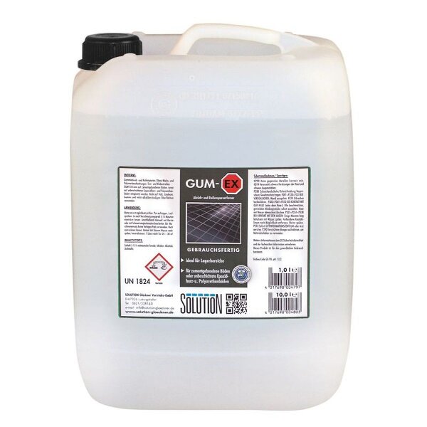 Solution Glöckner Gum.Ex 4.0 Abrieb- und Reifenspurenentferner 10 Liter