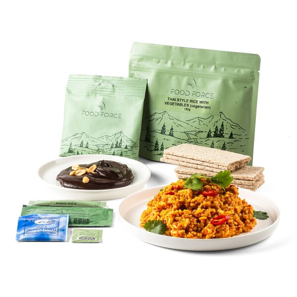 FoodForce Thailändischer Reis mit Gemüse Hauptmahlzeitration