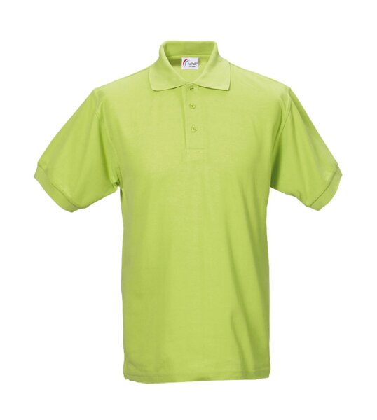 FaPak Collection Polo-Pique-Shirt apfelgrün
