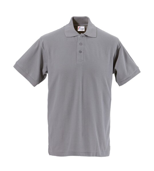 FaPak Collection Polo-Pique-Shirt hellgrau