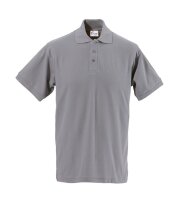 FaPak Collection Polo-Pique-Shirt hellgrau