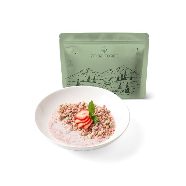 FoodForce Granola Müsli mit Erdbeeren 120g