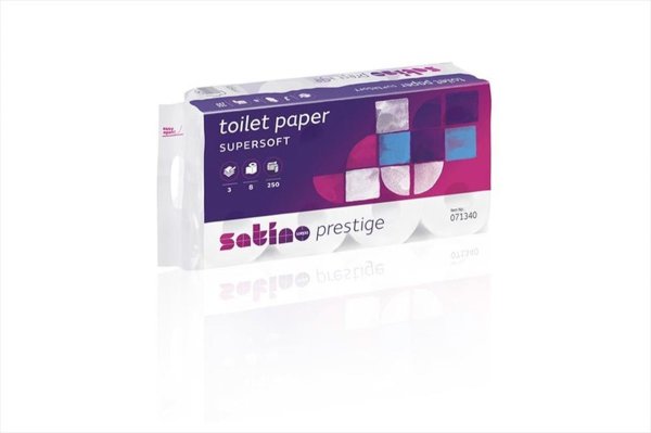 Satino Prestige Tissue Topa 250 8x8 Rollen - Toilettenpapier