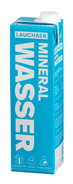 Lauchaer Stilles-Mineralwasser 1 Liter PE