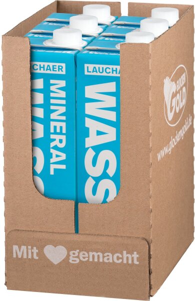 Lauchaer Stilles-Mineralwasser 1 Liter PE (VE 6x1Liter)