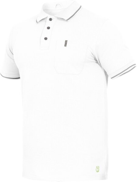 Leibwächter Flex Line Polo-Shirt Jens weiß