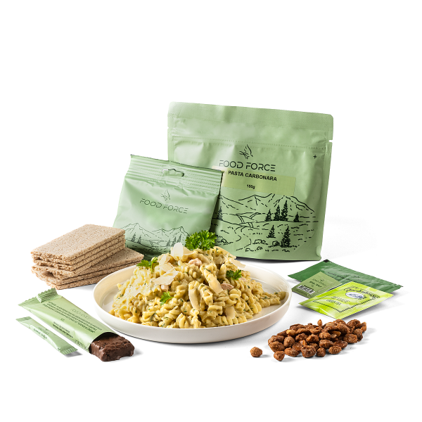 FoodForce Pasta Carbonara 150g - Hauptmahlzeitration