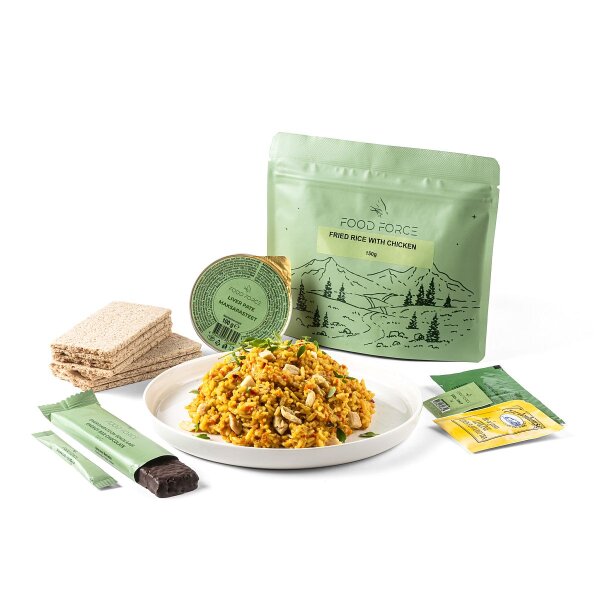 FoodForce Gebratener Reis mit Huhn - Hauptmahlzeitenration