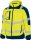Vizwell Warnschutz-Softshelljacke leuchgelb/marineblau