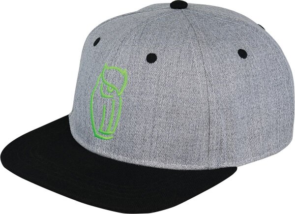 Leibwächter 6-Panel-Cap - grau/schwarz