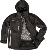 Leibwächter Winter-Softshelljacke Flex-Line - anthrazit/schwarz