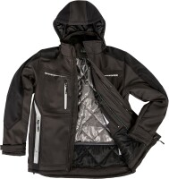 Leibwächter Winter-Softshelljacke Flex-Line - schwarz 6XL
