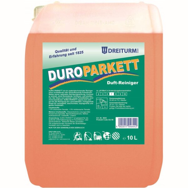 Dreiturm Duro Parkett 10L - Laminat- & Parkettreiniger