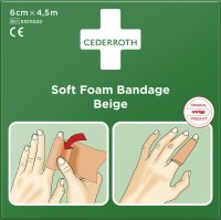 Cederroth Soft Foam Bandage beige - Wundverband
