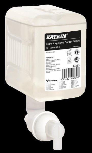 Katrin Schaumseife Sunny Garden Liquid Soap 500ml - Flüssigseife VE12 STÜCK