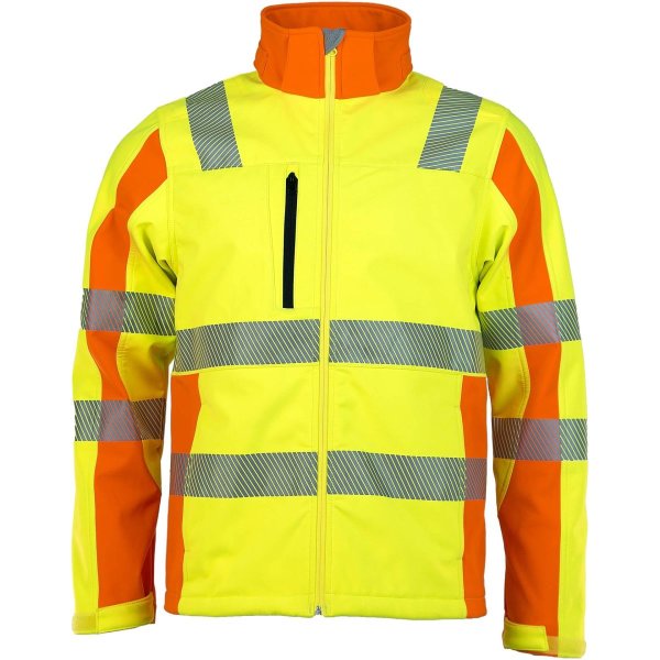 Abverkauf Prevent Trendline Softshelljacke Warnschutz