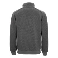 Nitras Motion Tex Plus Pullover - Halfzip-Pullover L grau