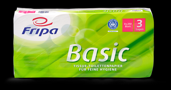 Fripa Topa Classic System 2-lagig 8x250 64 Rollen - Toilettenpapier