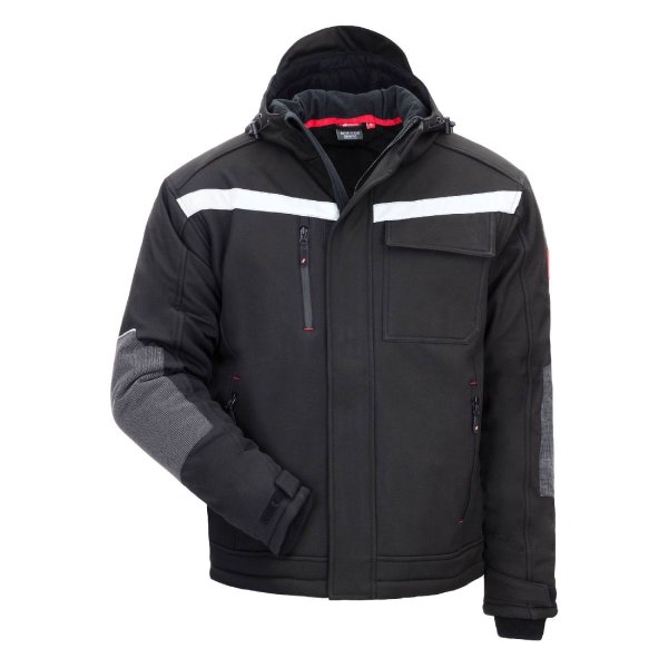 Nitras Motion Tex Plus - Winter-Softshelljacke Arbeitskleidung bedruckt