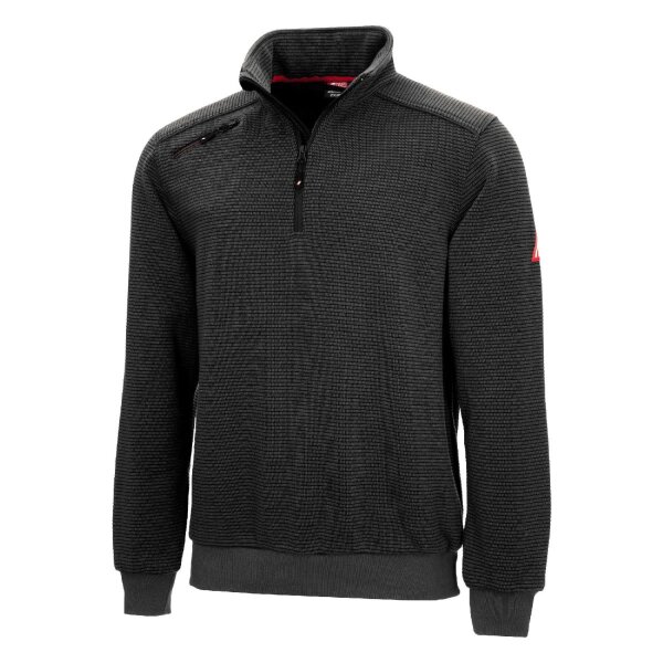 Nitras Motion Tex Plus Pullover - Halfzip-Pullover schwarz L