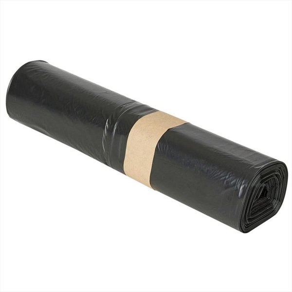 LDPE Müllsack 700x1100 (Rolle 15 St.) Schwarz - 120 Liter Müllsack