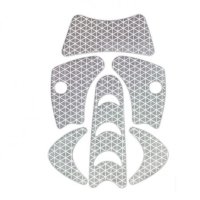 Kask Ersatz Silber Reflective Streifen - Reflektor Sticker