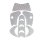 Kask Ersatz Silber Reflective Streifen - Reflektor Sticker