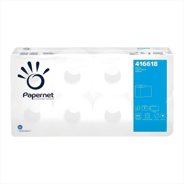Papernet Special White Topa Classic 500 Blatt RC 2-lagig 6x8 48 Rollen - Toilettenpapier