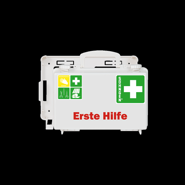 Söhngen Erste-Hilfe-Koffer Quick-CD Norm Weiß - Verbandskasten