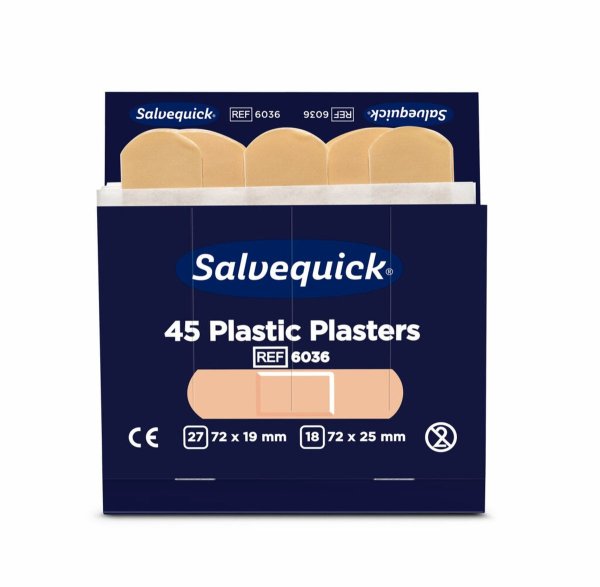 Cederroth Salvequick Wundschnellverbände 45er Pack - Pflaster