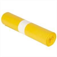 LDPE Müllsack 700x1100 (Rolle 25 St.) Gelb - 120...
