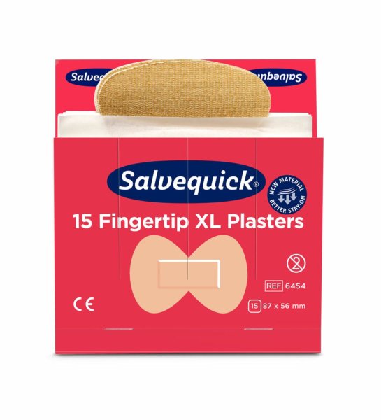 Cederroth Salvequick Wundschnellverbände 15er Pack - Fingerkuppen XL Pflaster