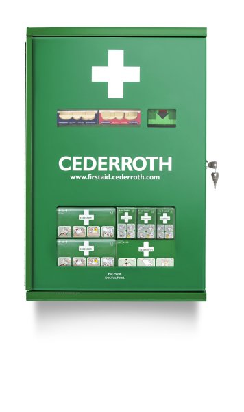 Cederroth Erste-Hilfe-Schrank Doppelt&uuml;r - Erste-Hilfe-Schrank