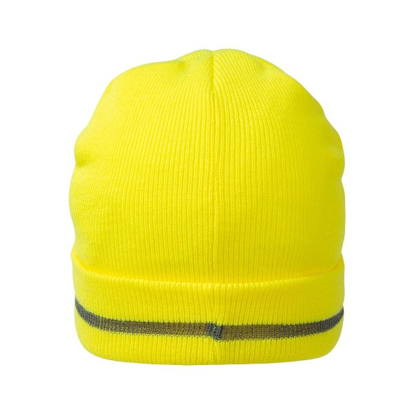 Winter Strickmütze - Neongelb