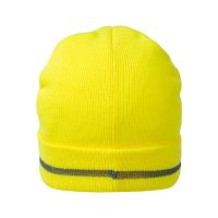 Winter Strickmütze - Neongelb