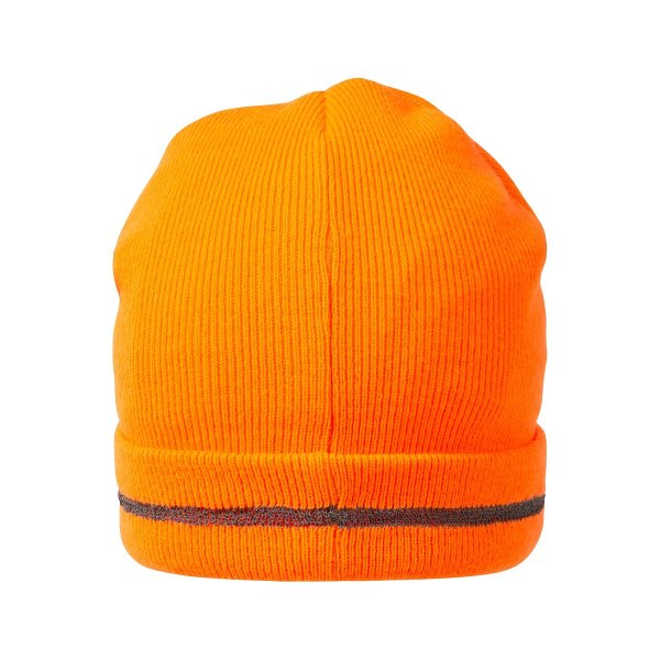 Winter Strickmütze - Neonorange