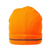 Winter Strickmütze - Neonorange