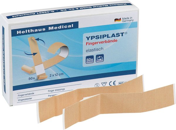 Fingerverband elastisch, 2 cm x 12 cm, 100 Stück- Pflaster