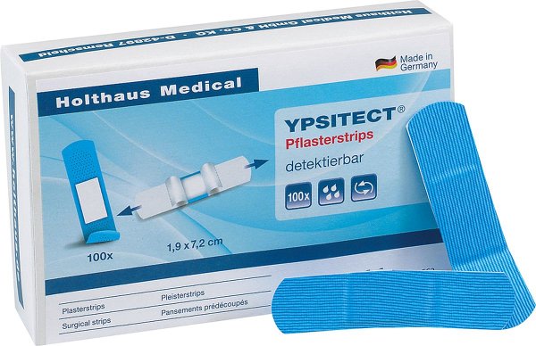 Pflasterstrips Wasserabweisend, 1,9 cm x 7,2 cm, 100 Stück- Pflaster