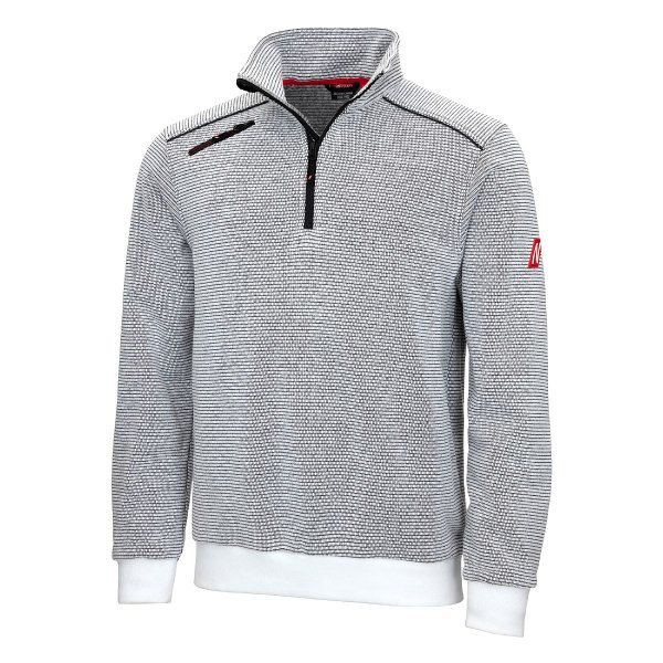 Nitras Motion Tex Plus Pullover - Halfzip-Pullover weiß