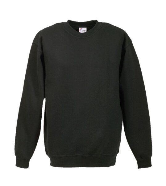 FaPak Sweat- Shirt Rundkragen schwarz