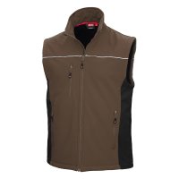 Nitras Motion Tex Light Softshellweste - Weste Men Braun