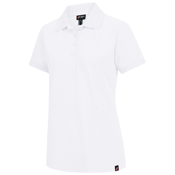 Nitras Motion Tex Plus - Poloshirt Damen Weiß
