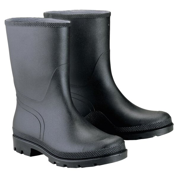 Rancher PVC- Stiefel halbhoch schwarz