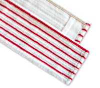 Mikrofasermopp Rot gestreift, Softborste 40cm...